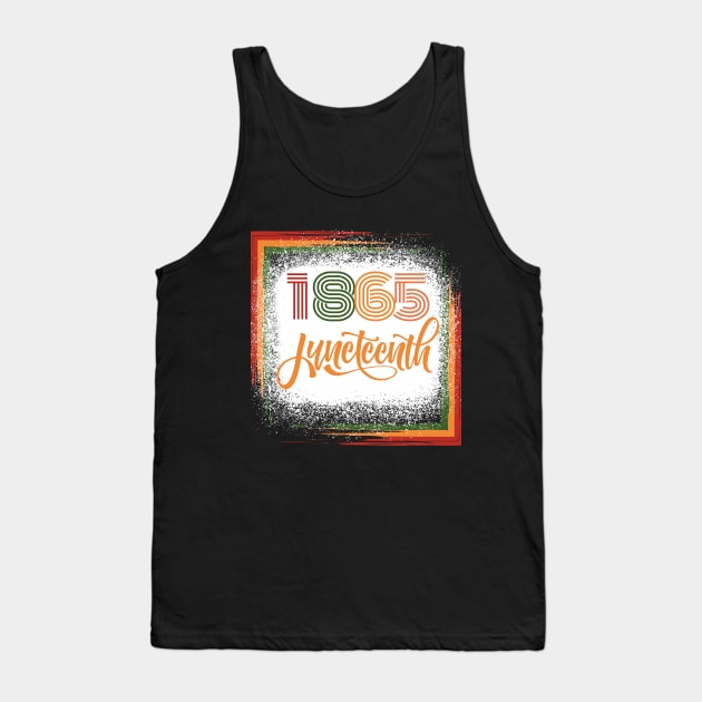 Juneteenth 1865 Bleached  2023 Tank Top by YuriArt